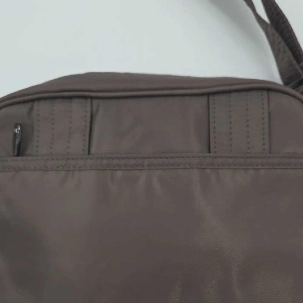 Lug Carousel Quilted Messenger Bag in Walnut NWT